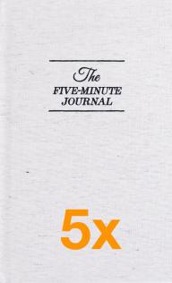 5 x The Five Minute Journal (Aanbiedingen)
