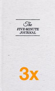 3 x The Five Minute Journal (Aanbiedingen)